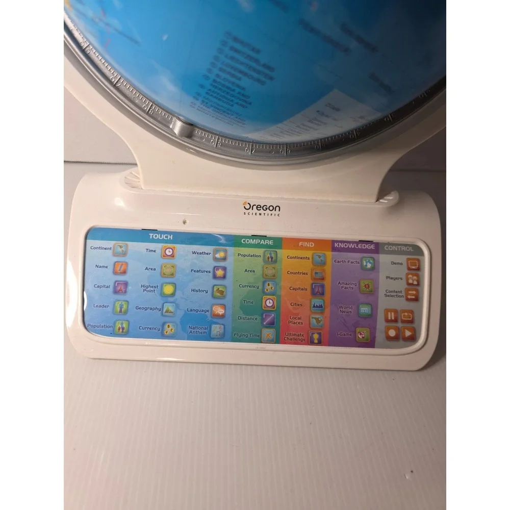 Oregon‎ Scientific Smart Globe Interactive Learning System No Pen